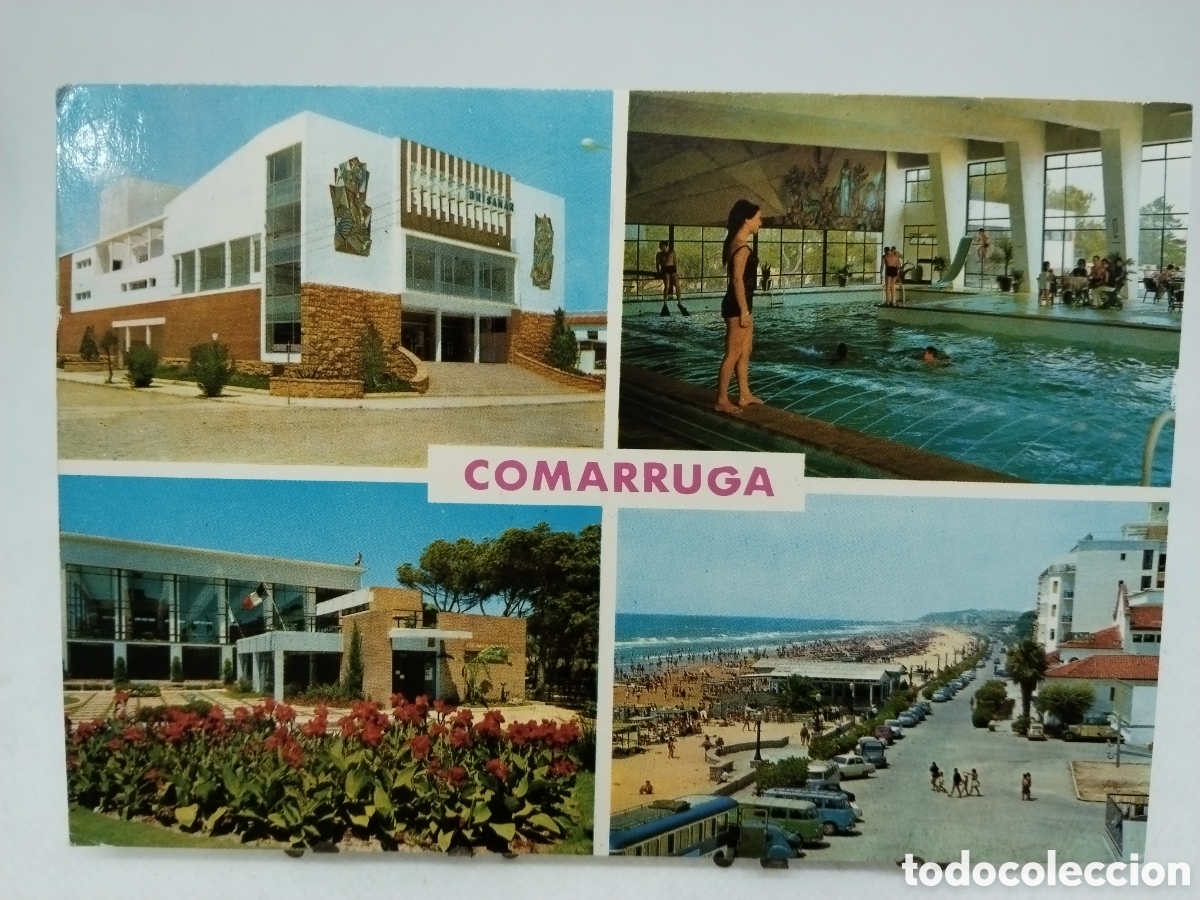 Postales: Postal de Comarruga. Diversos aspectos de la Villa - Foto 1
