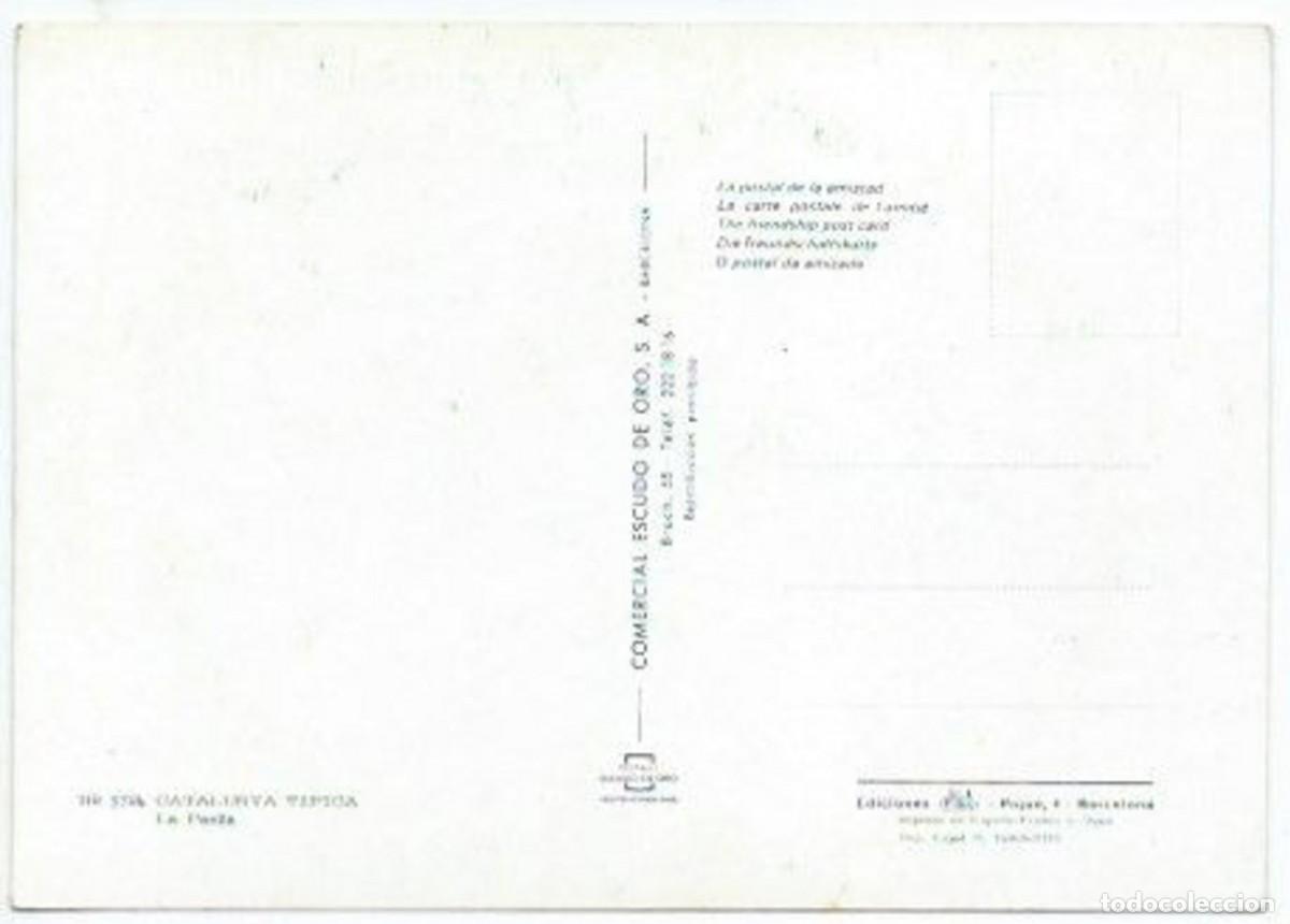 Postales: &rdquo; LA PAELLA &rdquo;.- CATALUNYA TIPICA - Foto 2