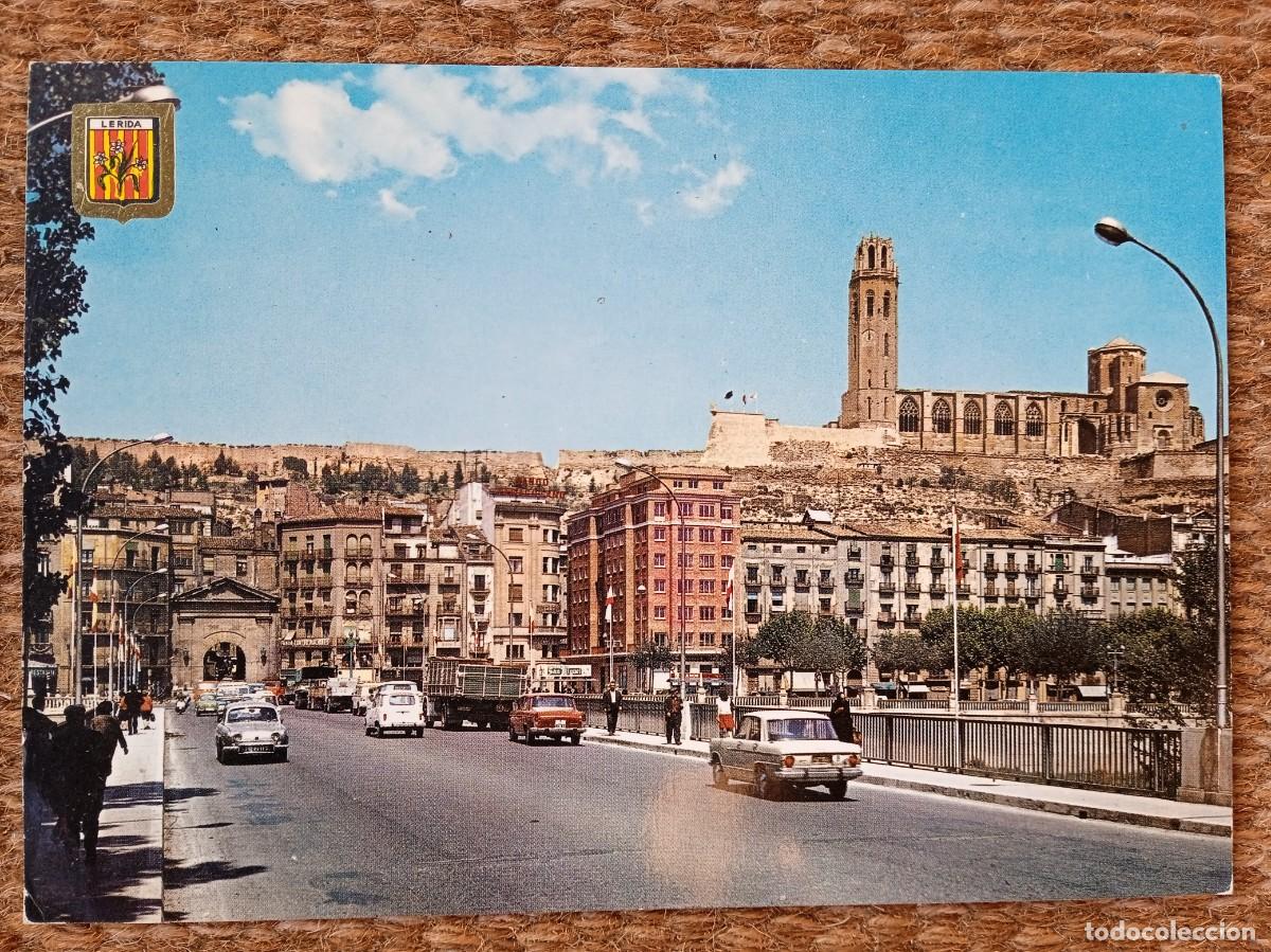 Postales: LLEIDA - entrada - ESCUDO DE ORO - Foto 1