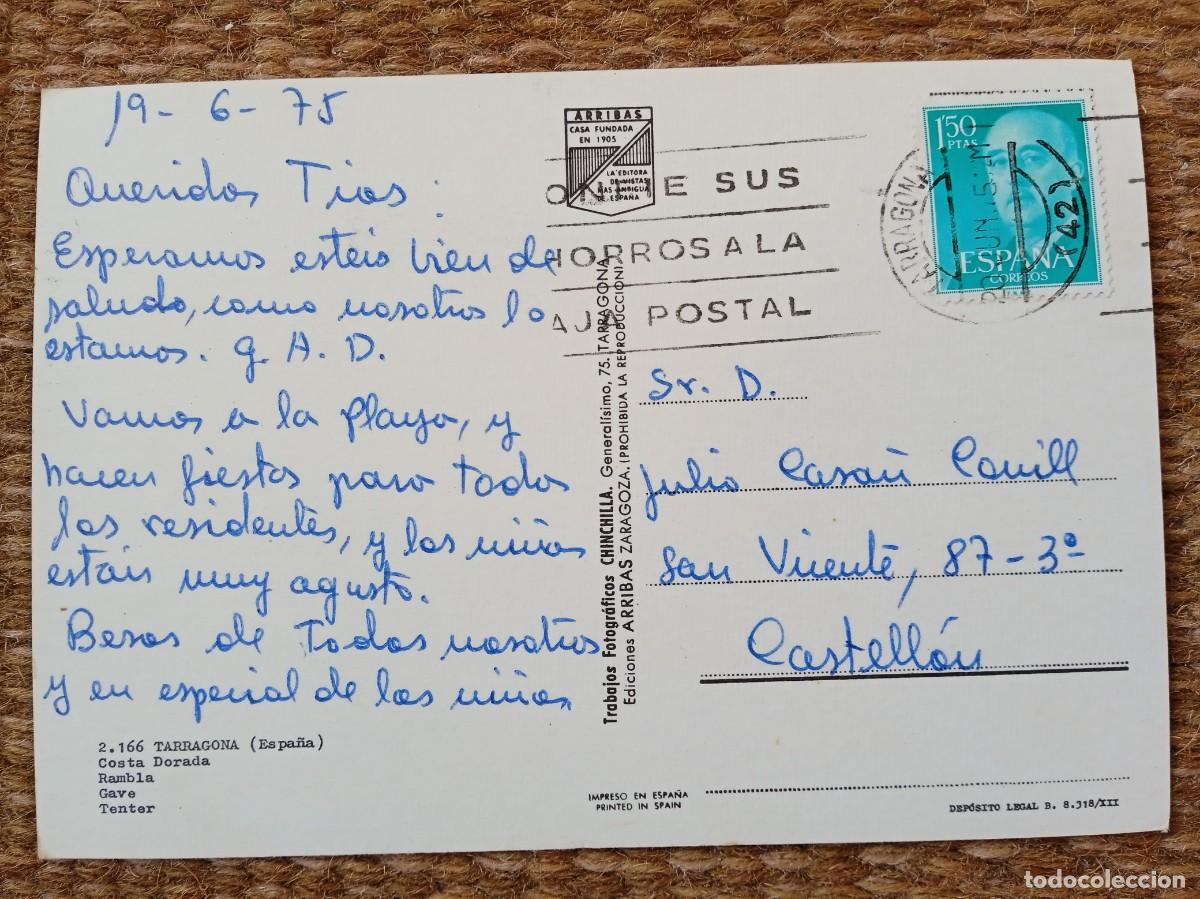 Postales: TARRAGONA - RAMBLA - ED. ARRIBAS - Foto 2