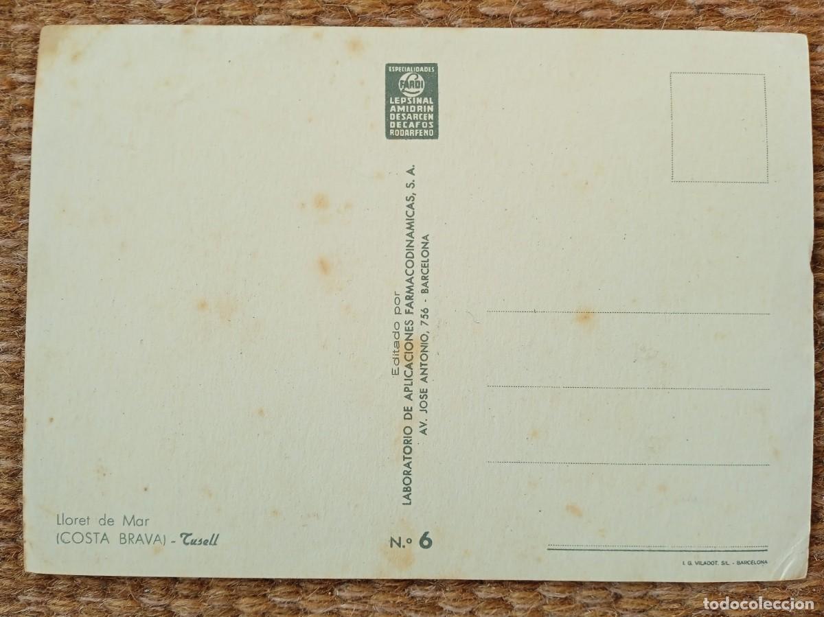 Postales: LLORET DE MAR - TUSELL - Foto 2
