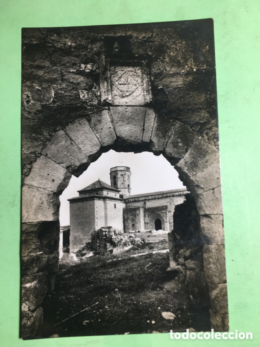 Postales: B/N CIRCULADA SAN MARTIN SARROCA 2 PUERTA FORTIFICADA CASTILLO E IGLESIA R1426
