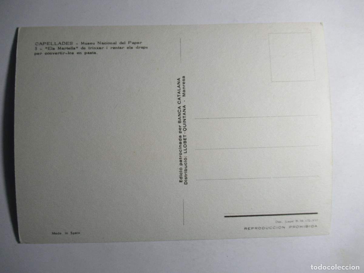 Postales: Capellades - Museu Nacional del Paper - Foto 2