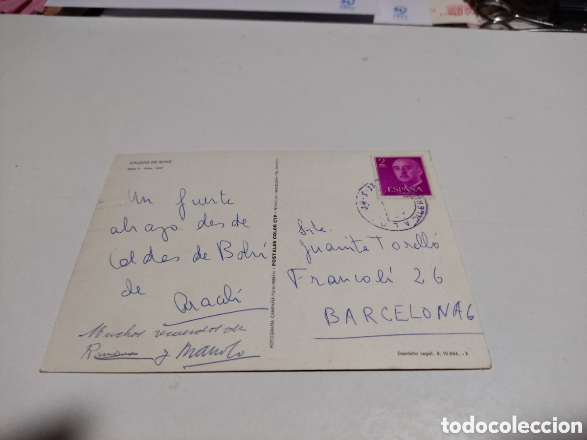 Postales: Postal Caldas de Bohi - Foto 2