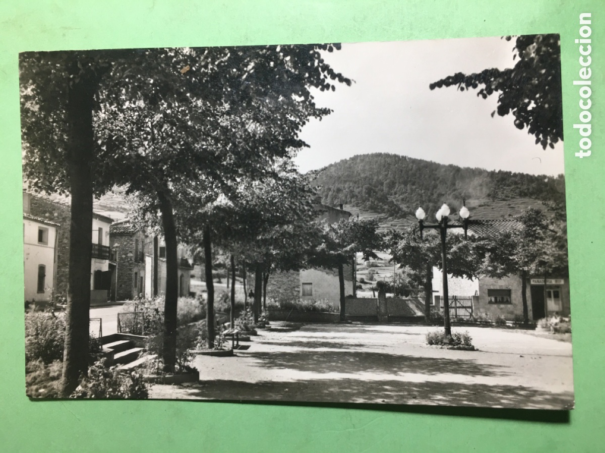 Postales: 1965 27/8 B/N CIRCULADA SANT PAU DE SEG&Uacute;RIES PLAZA DE CALVO SOTELO PLANESAS, LABR&Oacute; R1435