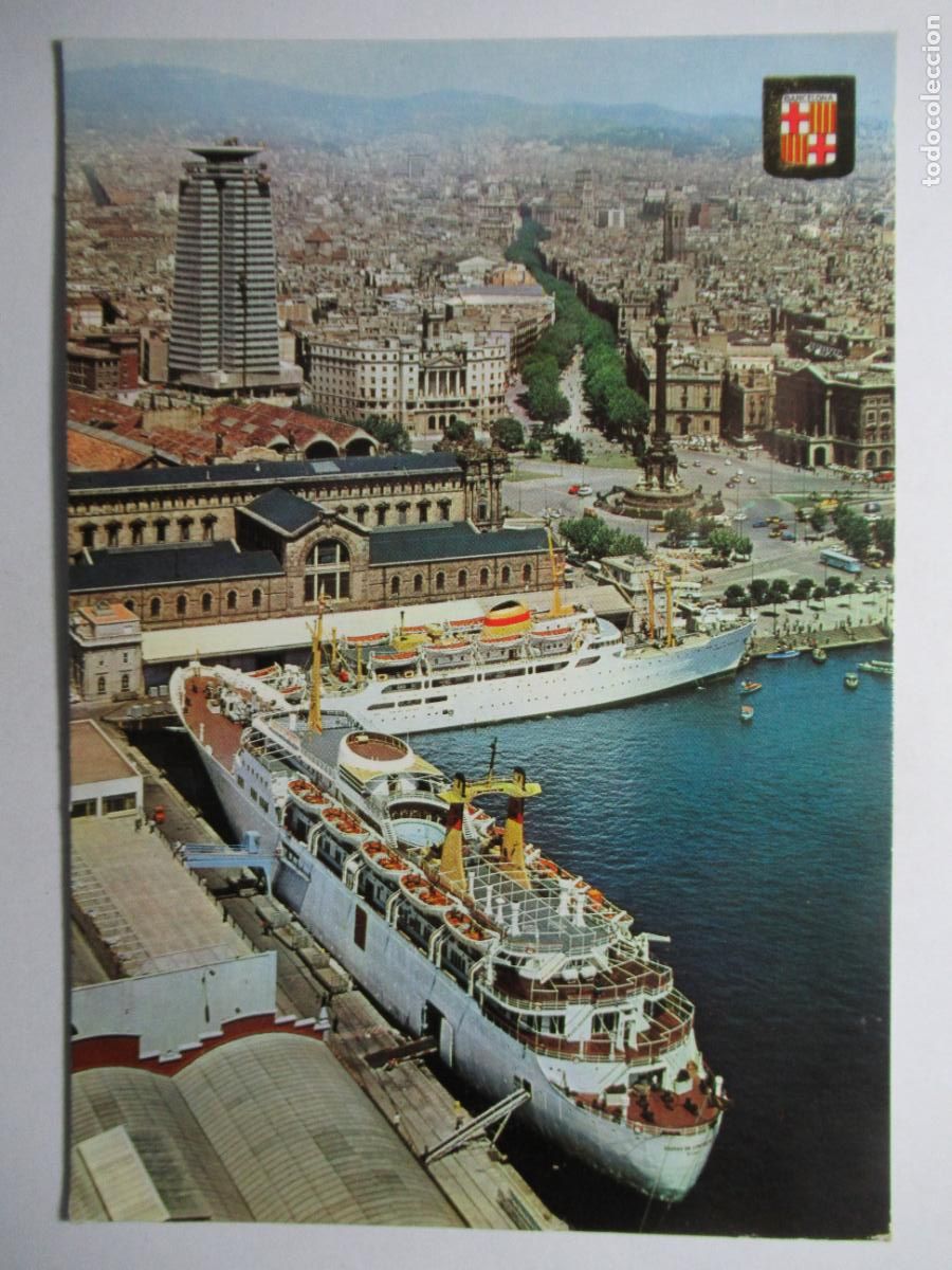 Postales: Barcelona - Puerta de la Paz - Foto 1