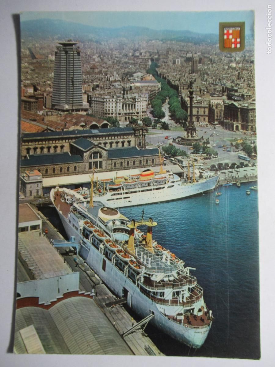 Postales: Barcelona - Puerta de la Paz - Foto 1