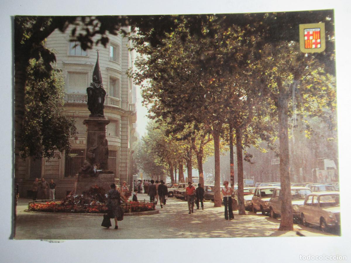 Postales: Barcelona - Monumento a Rafel de Casanova - Foto 1