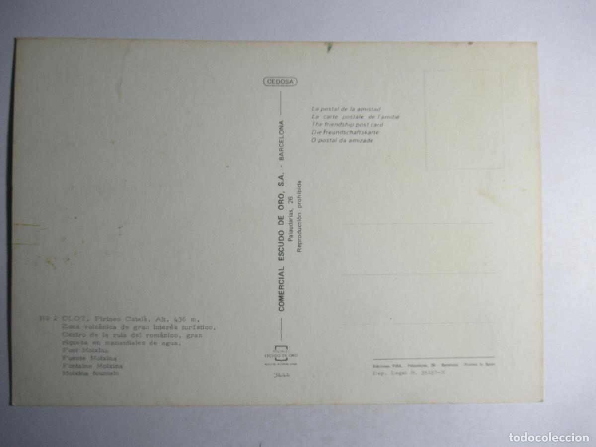 Postales: Olot - Font Moixina - S/C - Foto 2