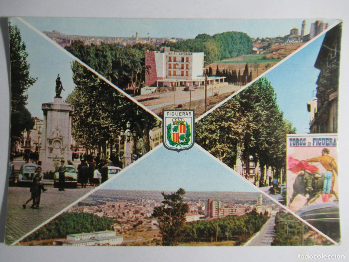 Postales: Figueras - Diversos aspectos de la ciudad - Foto 1