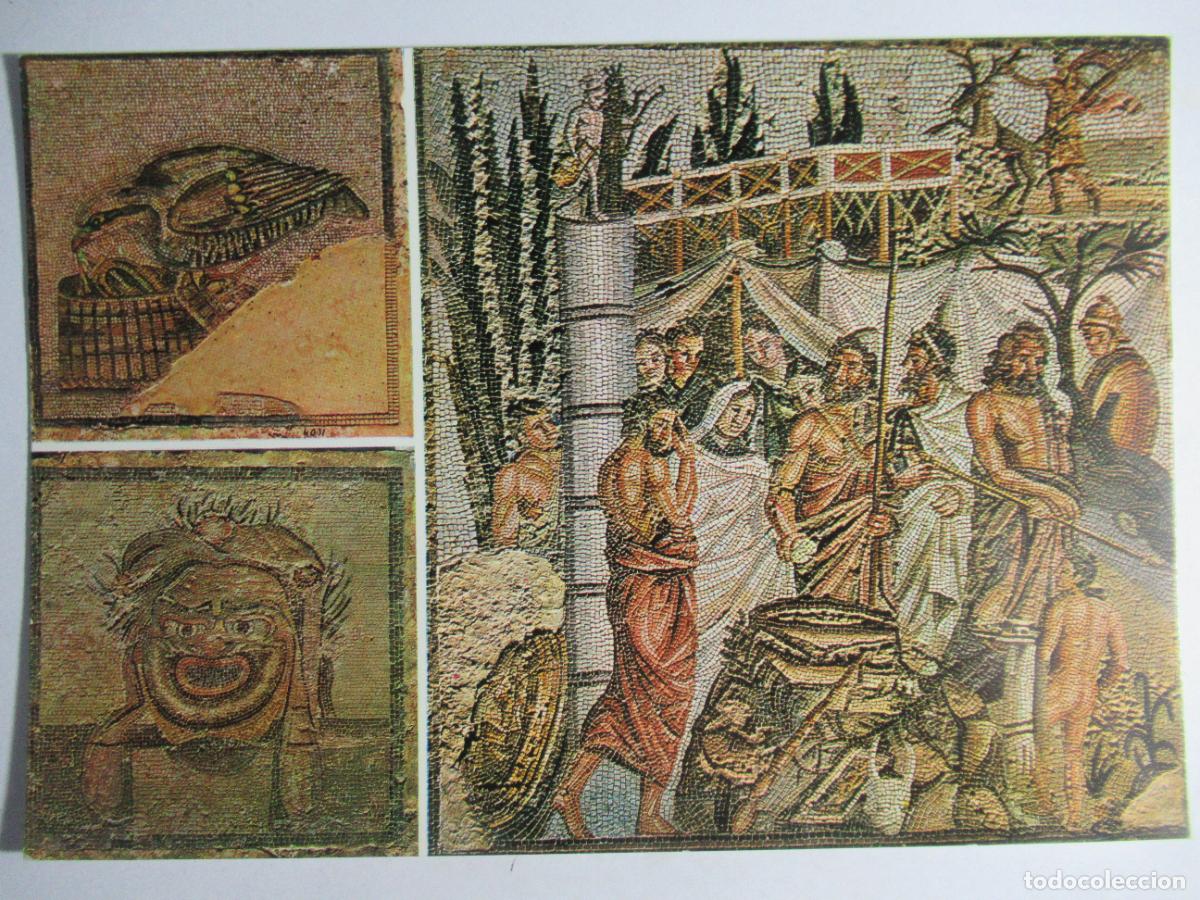 Postais: Ampurias - Mosaicos helen&iacute;stico y romano