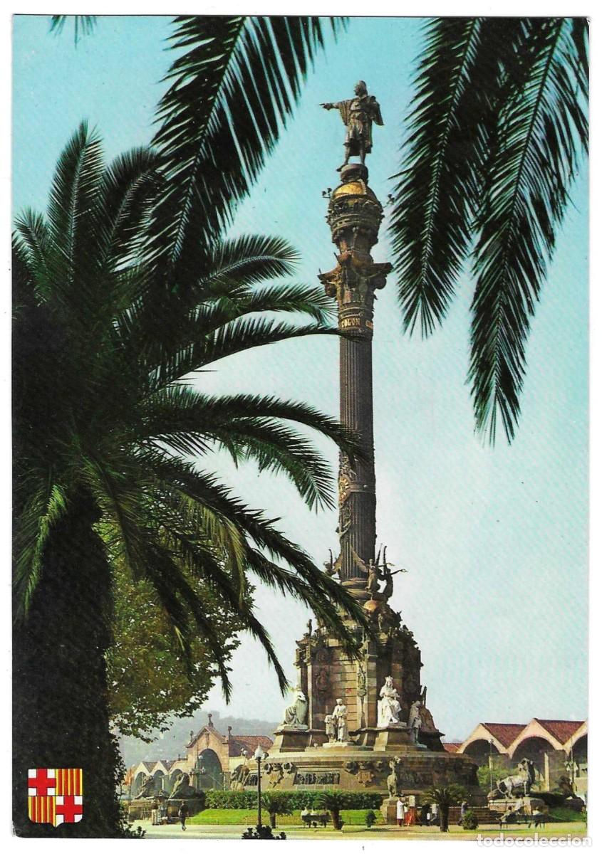 Postales: Postal Barcelona. Monumento a Col&oacute;n. 7-cat251 - Foto 1