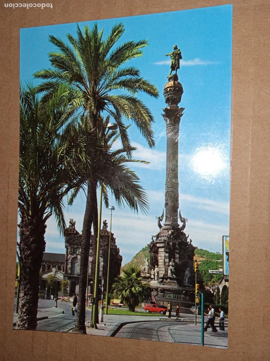 Postales: BARCELONA - Monumento a Col&oacute;n - Foto 1