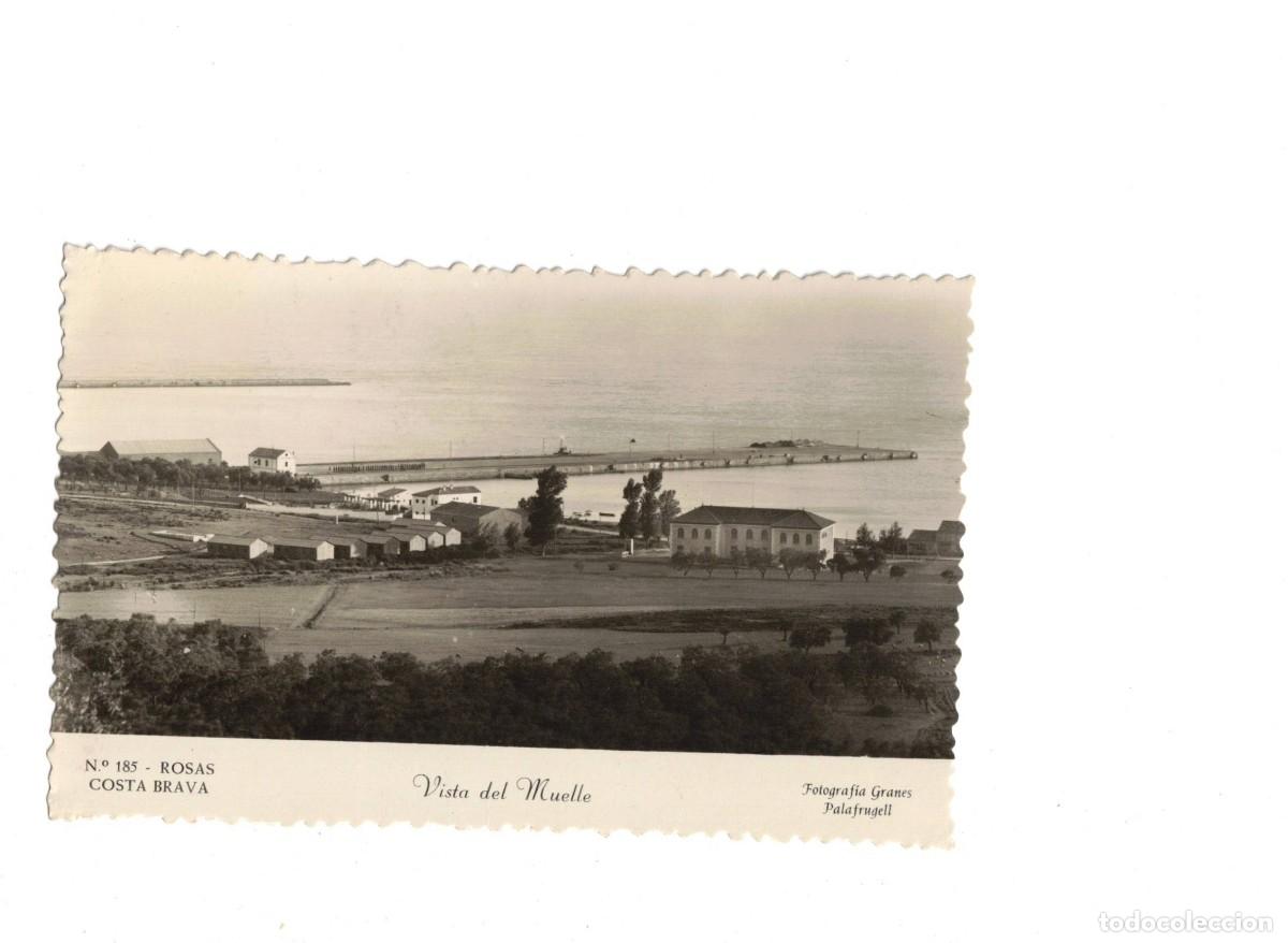 Postales: ROSAS. VISTA DEL MUELLE - Foto 1