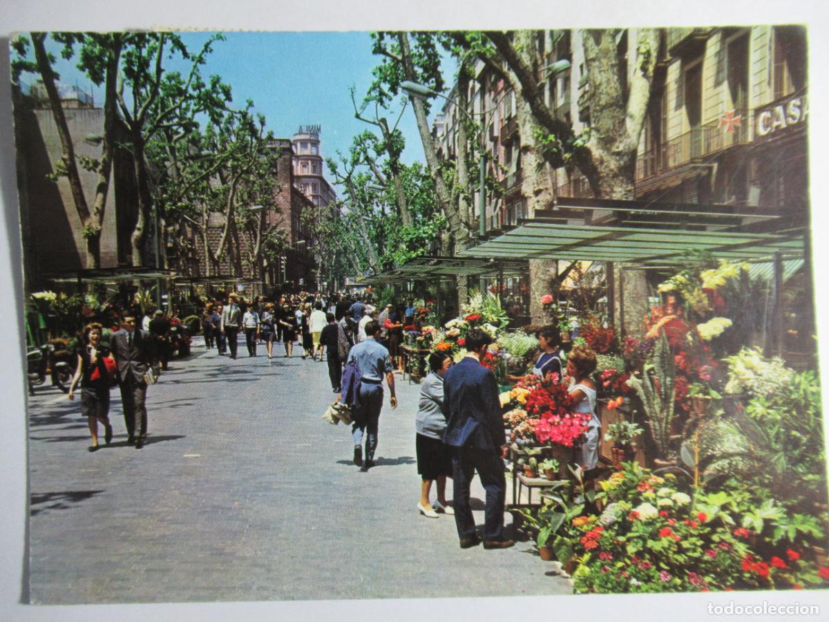 Postales: Barcelona - Rambla de las Flores - Foto 1