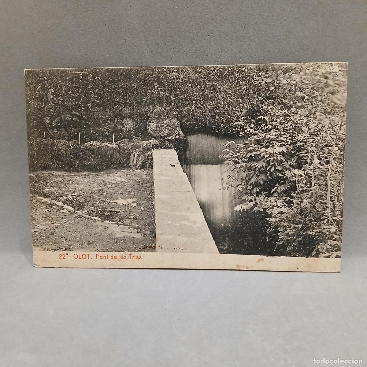 Postales: OLOT. Font de las Tr&iacute;as. - Foto 1