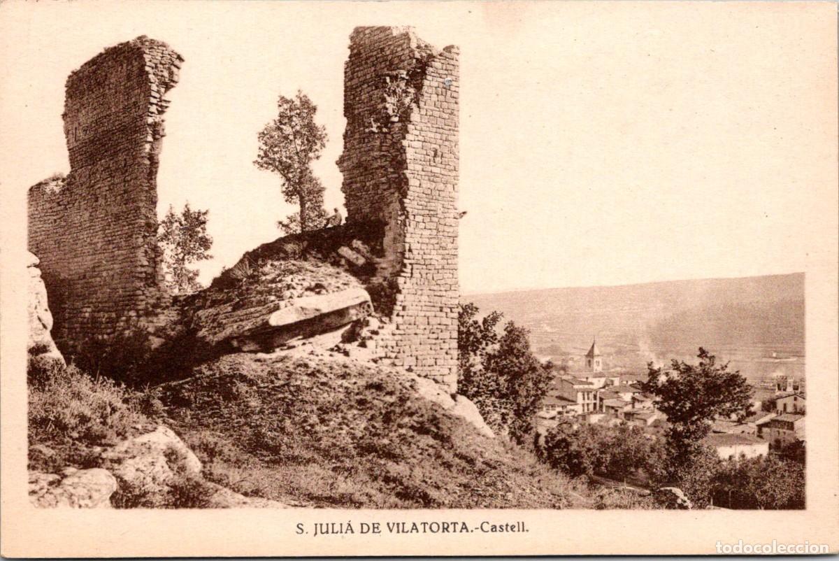 Postkarten: S. Juli&agrave; de Vilatorta - Castell - Ed. Josep Carrera - 140x92mm - Bonito escrito - LEER
