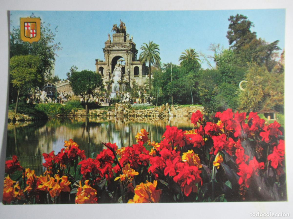 Postales: Barcelona - Cascada del Parque de la Ciudadela - Foto 1