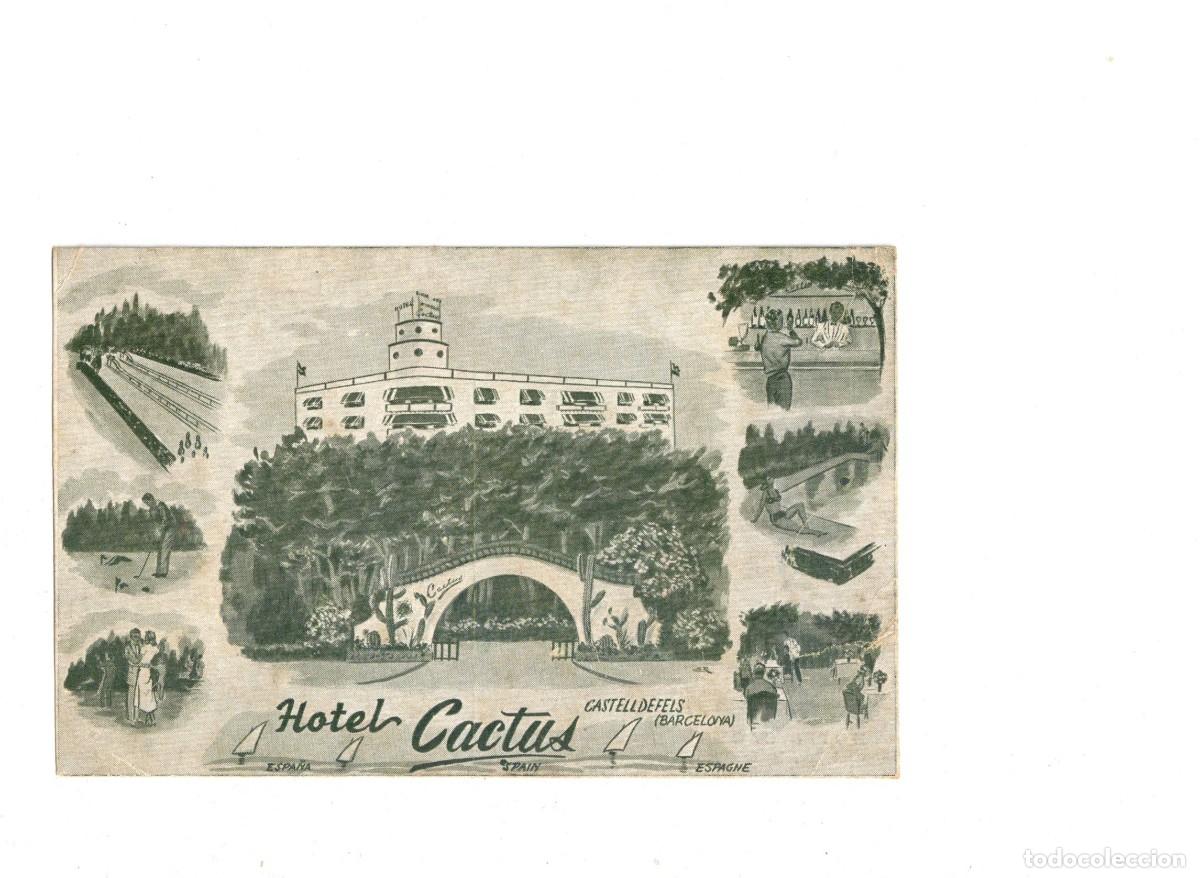 Postales: CASTELLDEFELS. HOTEL CACTUS - Foto 1