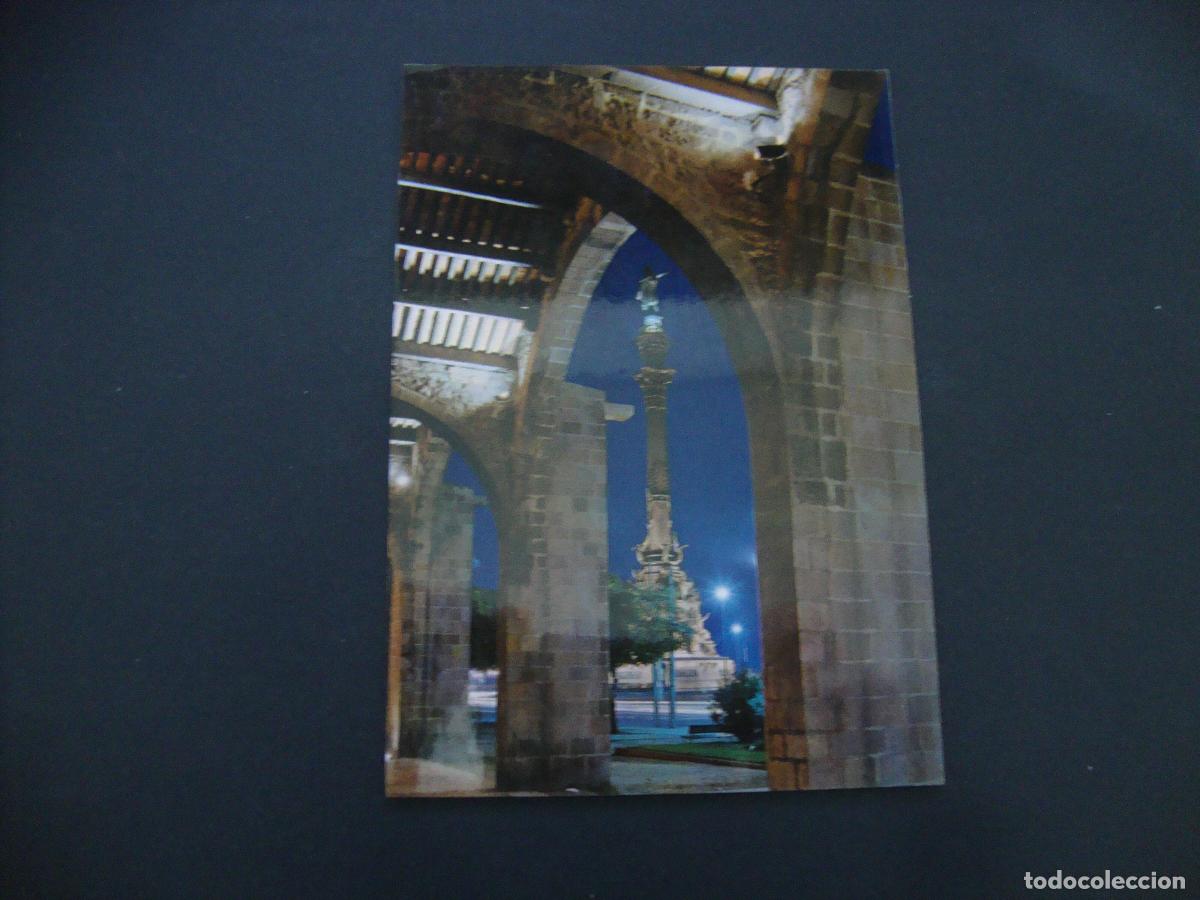 Postales: POSTAL BARCELONA SIN CIRCULAR MONUMENTO A COLON - Foto 1