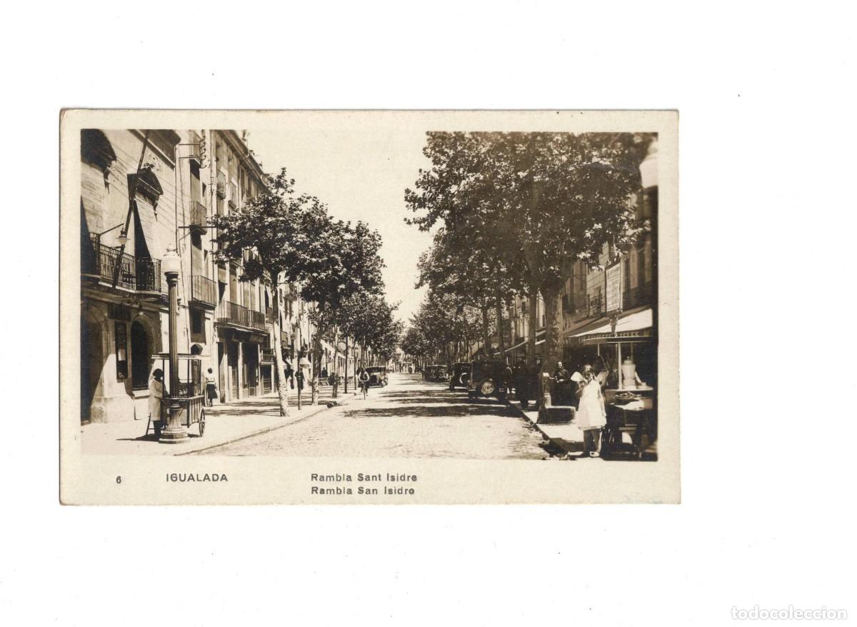 Postales: IGUALADA. 8 RAMBLA SANT ISIDRE - Foto 1