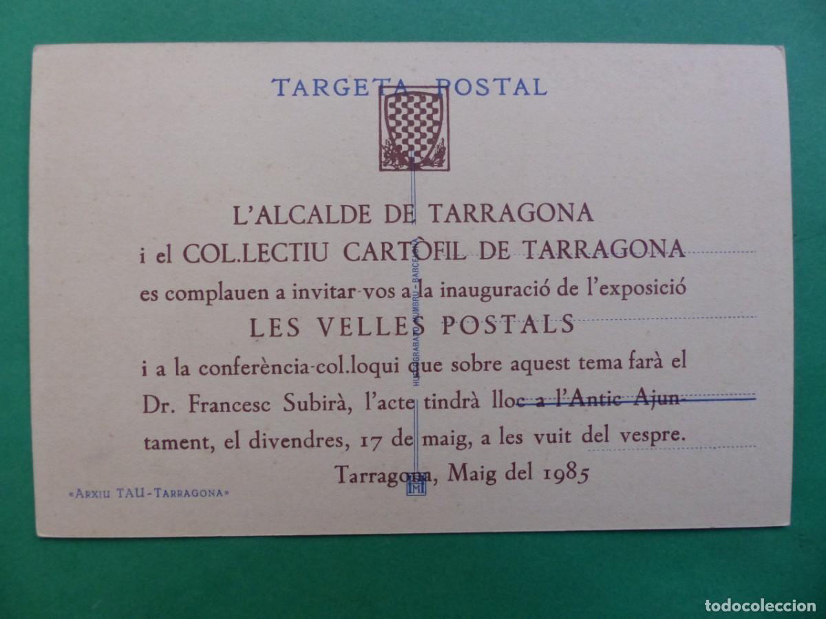 Postales: TARRAGONA - ANTIGUA POSTAL - REF.: 15 - Foto 2