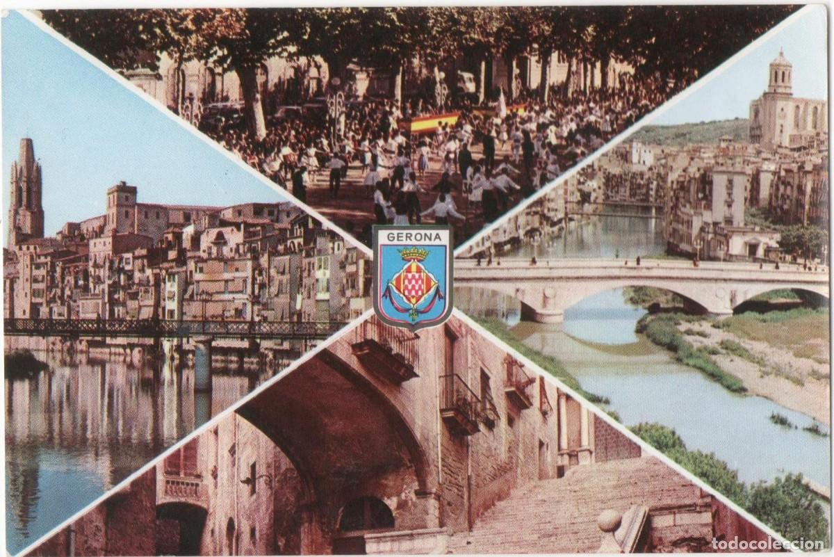 Postales: - GIRONA-MULTIVISTA-SIN CIRCULAR- - Foto 1