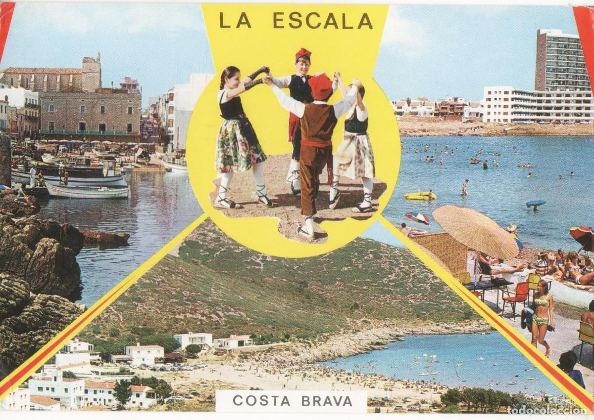Postales: - GIRONA-LA ESCALA --ESCRITA- - Foto 1