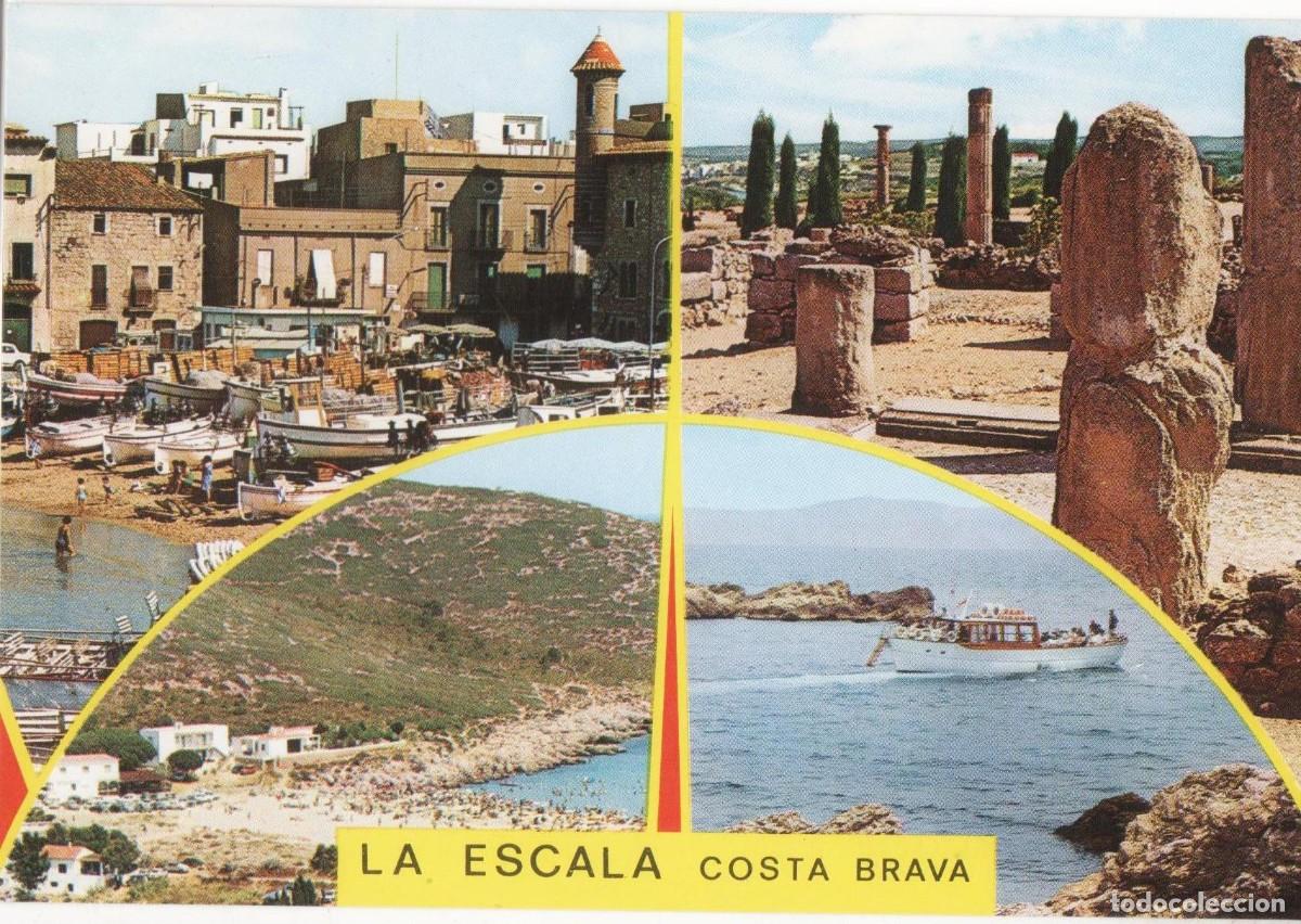 Postales: - GIRONA-LA ESCALA --ESCRITA- - Foto 1