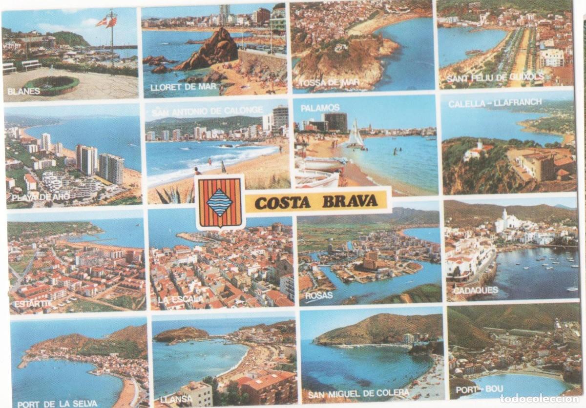 Postales: - GIRONA-COSTA BRAVA- ESCRITA-