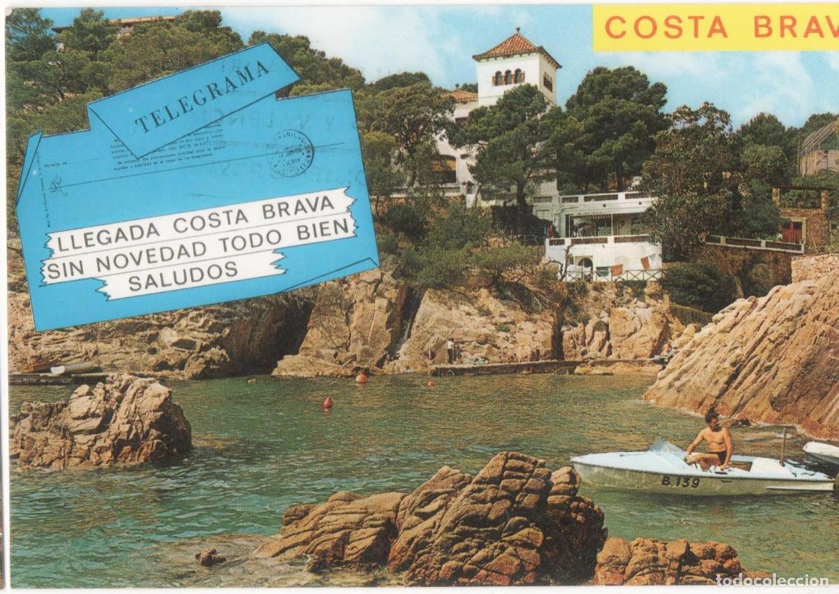 Postales: - GIRONA-COSTA BRAVA- CIRCULADA-