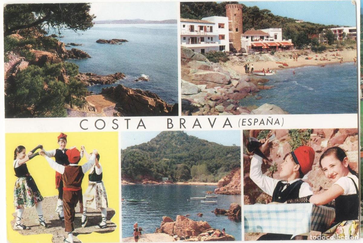 Postales: - GIRONA-COSTA BRAVA- CIRCULADA- - Foto 1