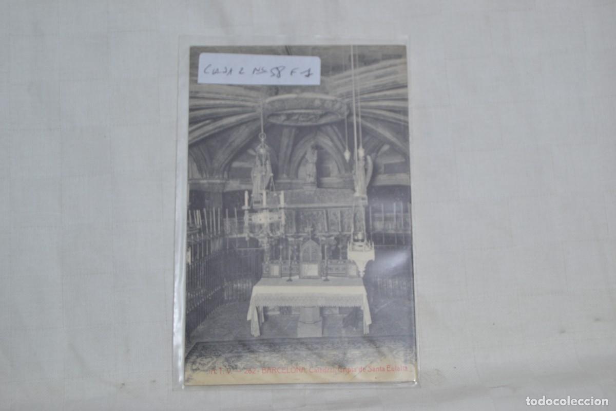 Postales: A.T.V-262. BARCELONA. Catedral, cripta de Santa Eulalia - Foto 1