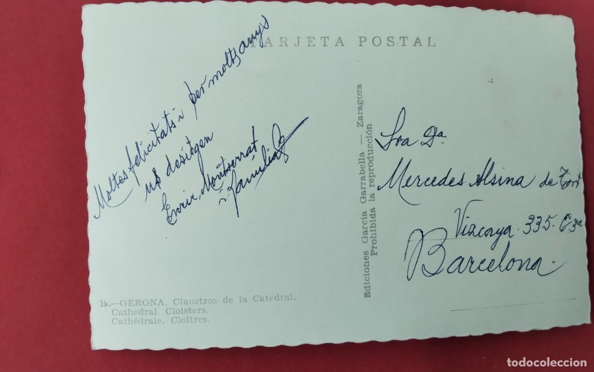 Postales: GERONA , POSTAL ANTIGUA , - Foto 3