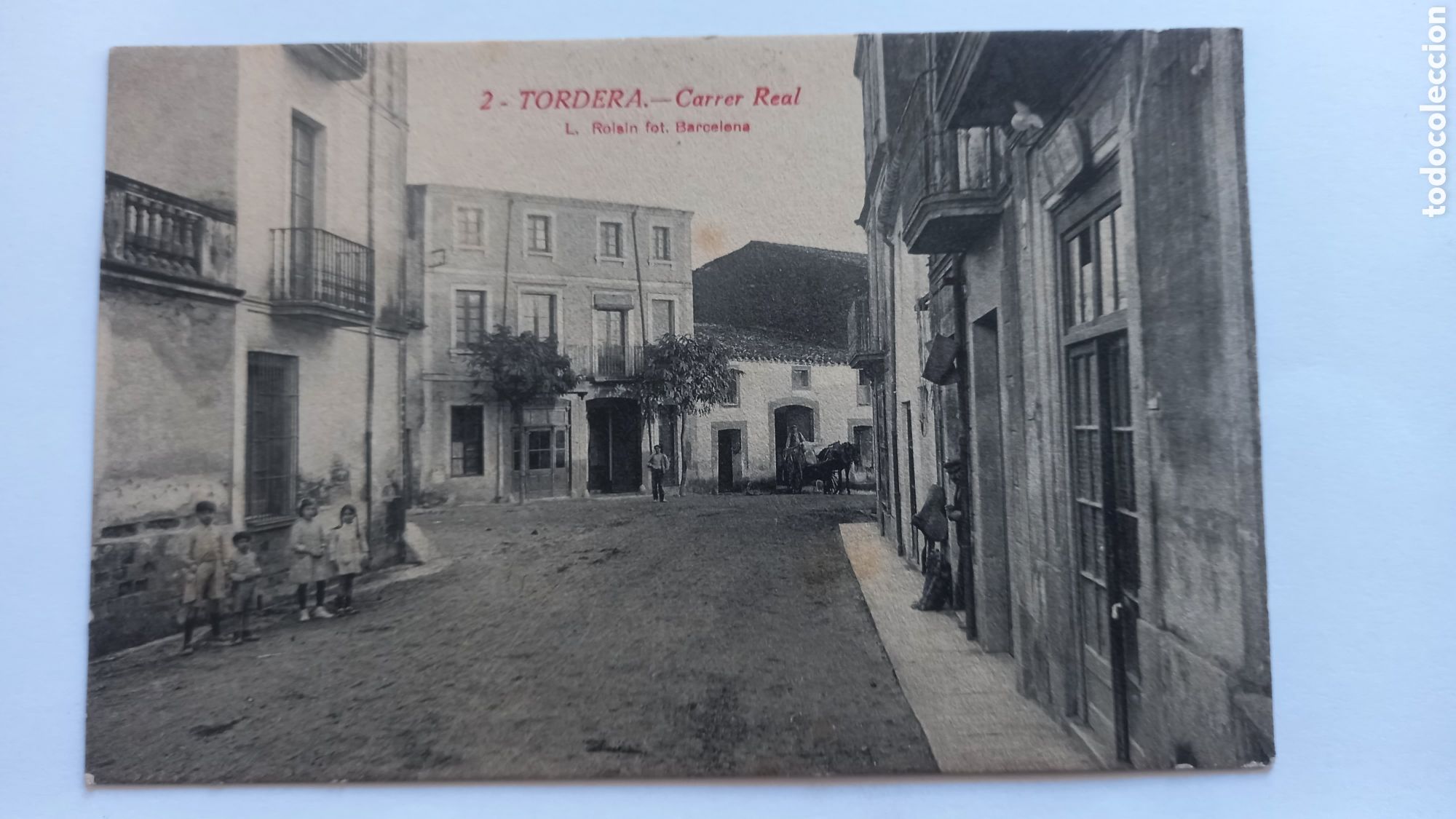Postales: Postal TORDERA. Carrer Real - Foto 1