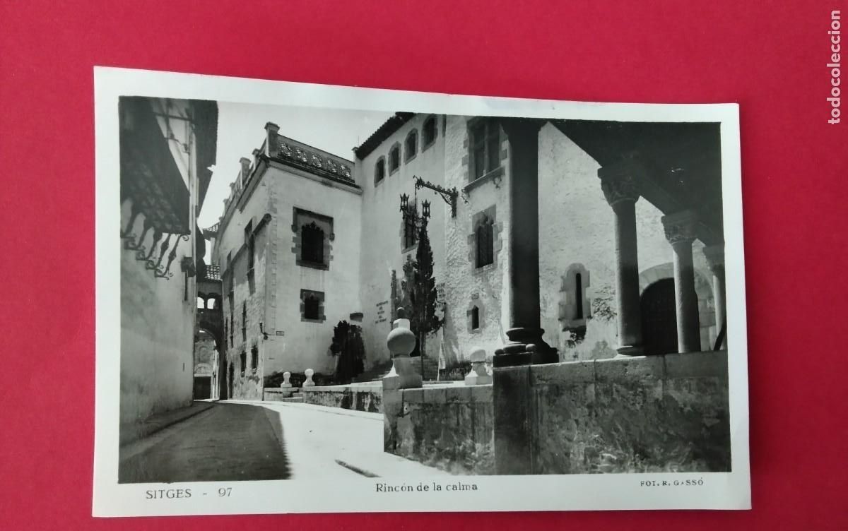 Postales: SITGES , POSTAL ANTIGUA , BLANCO Y NEGRO - Foto 2