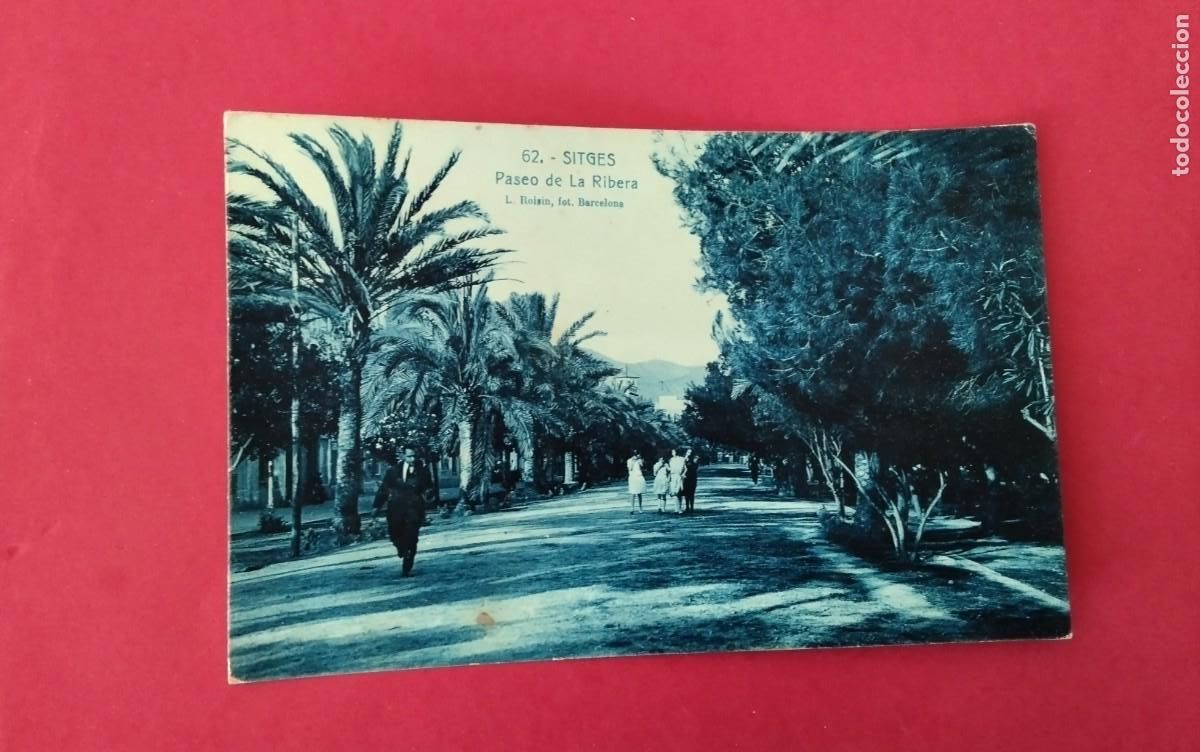 Postales: SITGES , POSTAL ANTIGUA , BLANCO Y NEGRO - Foto 2