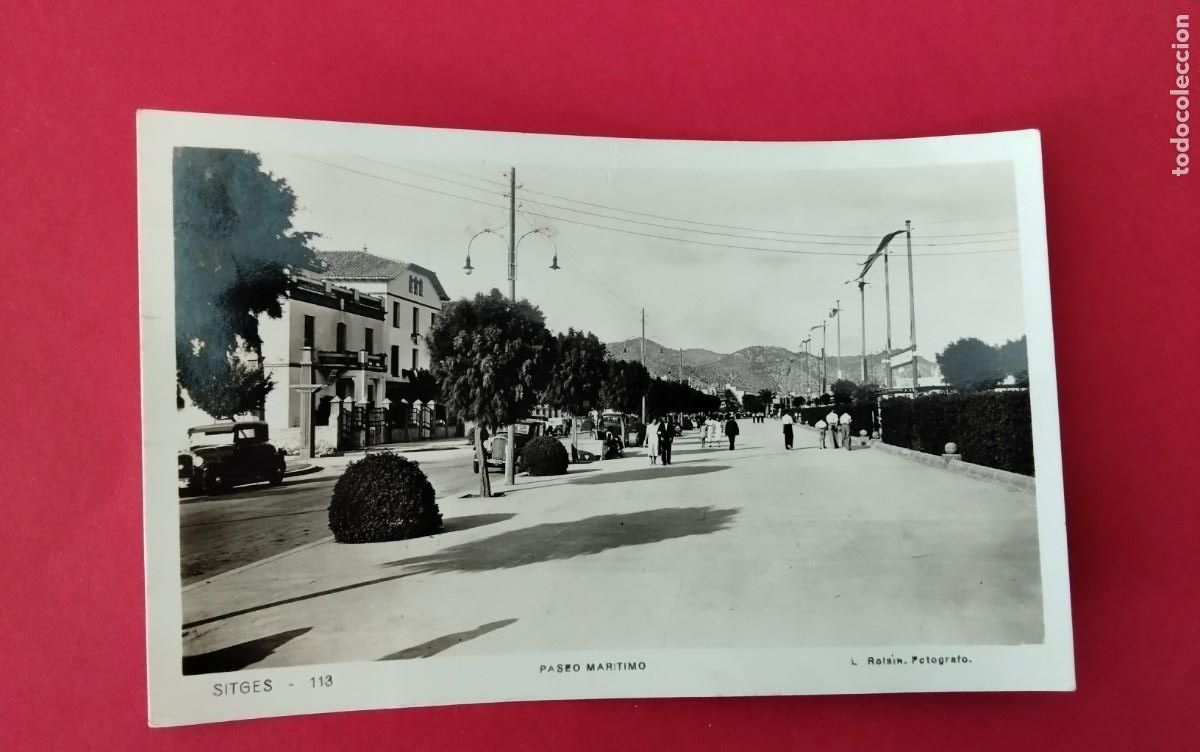Postales: SITGES , POSTAL ANTIGUA , BLANCO Y NEGRO - Foto 2