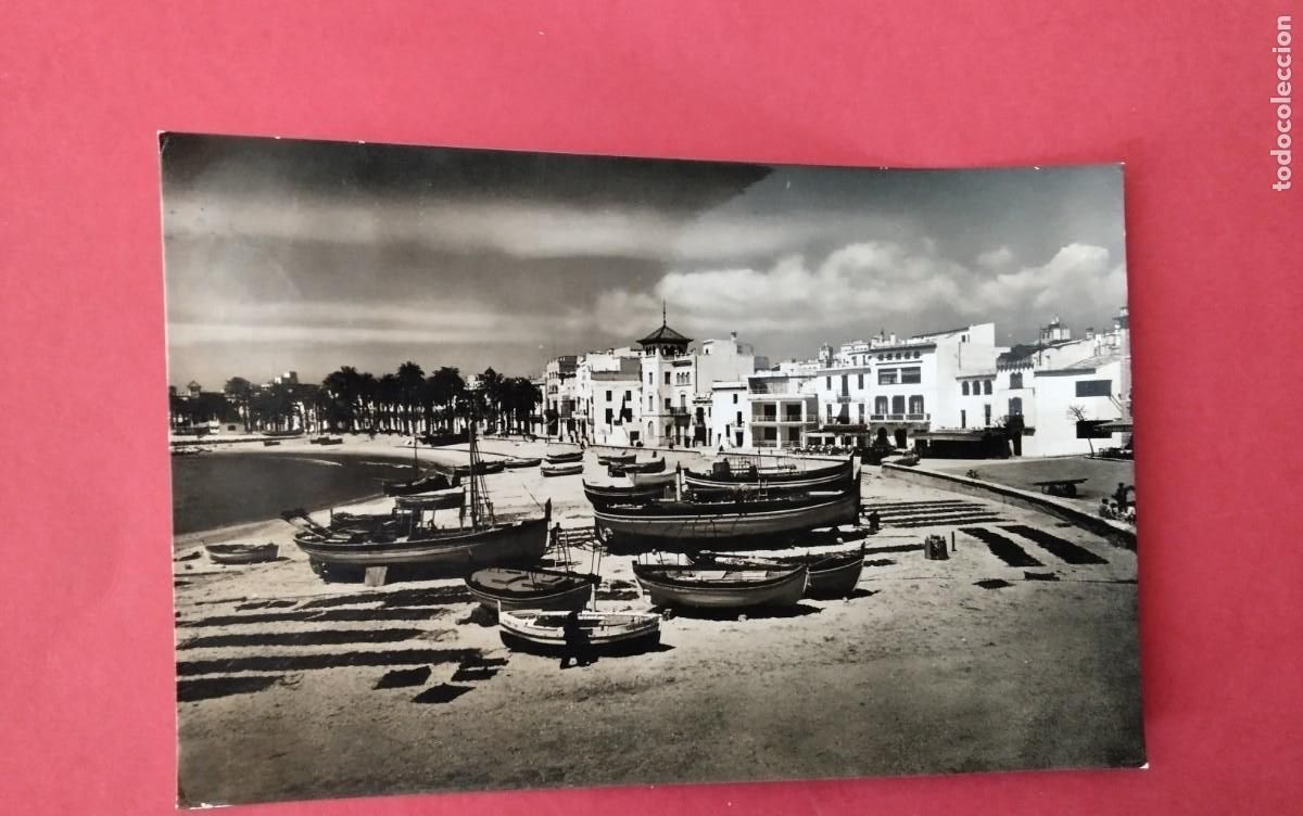 Postales: SITGES , POSTAL ANTIGUA , BLANCO Y NEGRO - Foto 2