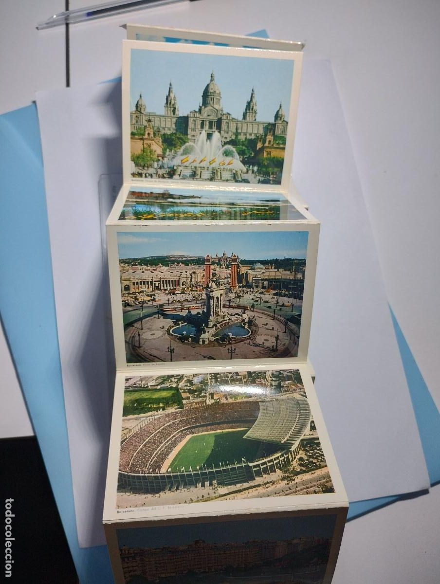 Postales: Libreto postales de Barcelona - Foto 3