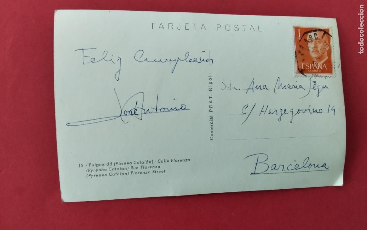 Postales: PUIGCERDA , POSTAL ANTIGUA , - Foto 3