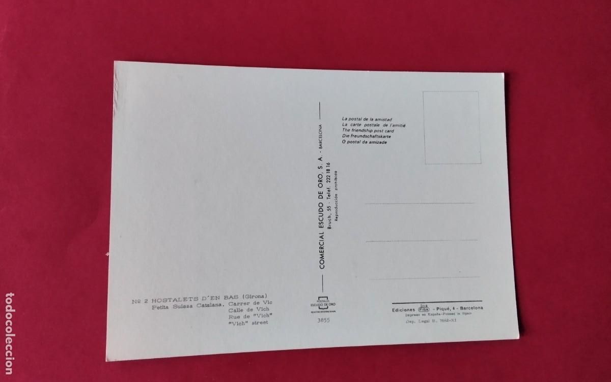 Postales: HOSTALETS DEN BAS , POSTAL ANTIGUA - Foto 3
