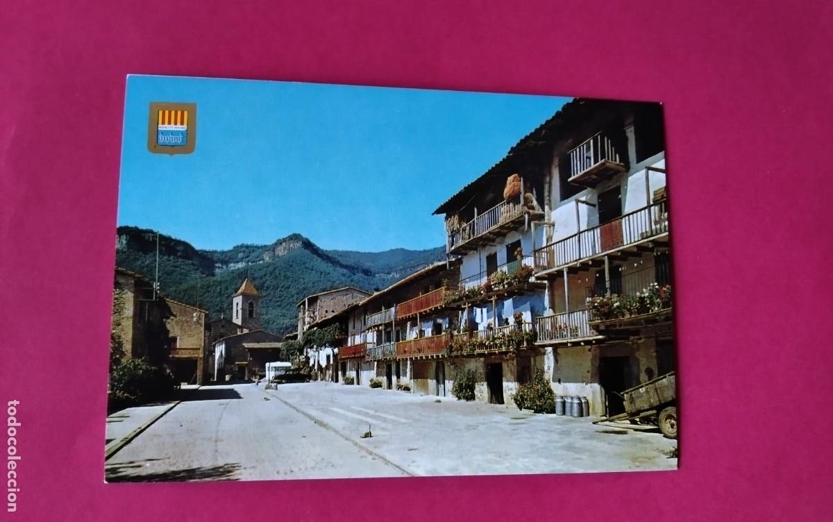Postales: HOSTALETS DEN BAS , POSTAL ANTIGUA - Foto 2