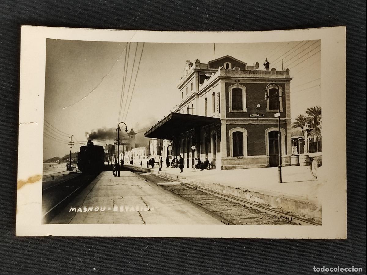 Postales: POSTAL - MASNOU - ESTACION - - Foto 1