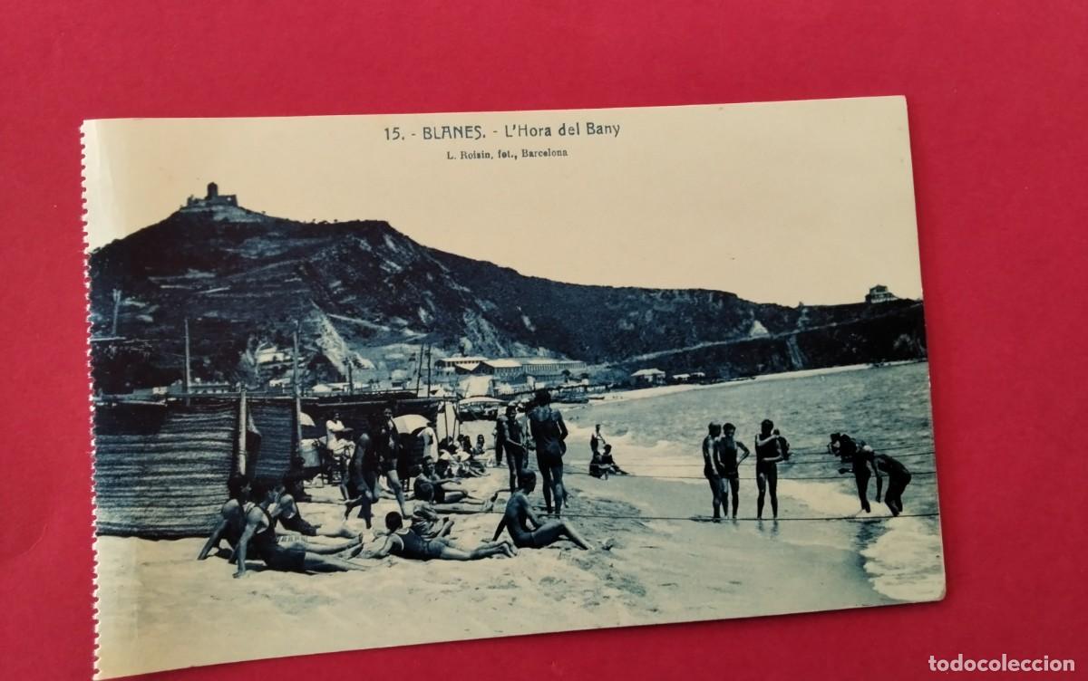 Postales: BLANES , POSTAL ANTIGUA , BLANCO Y NEGRO , - Foto 2