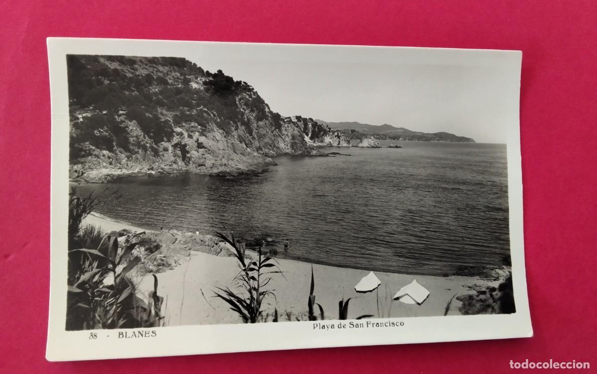Postales: BLANES , POSTAL ANTIGUA , BLANCO Y NEGRO , - Foto 1