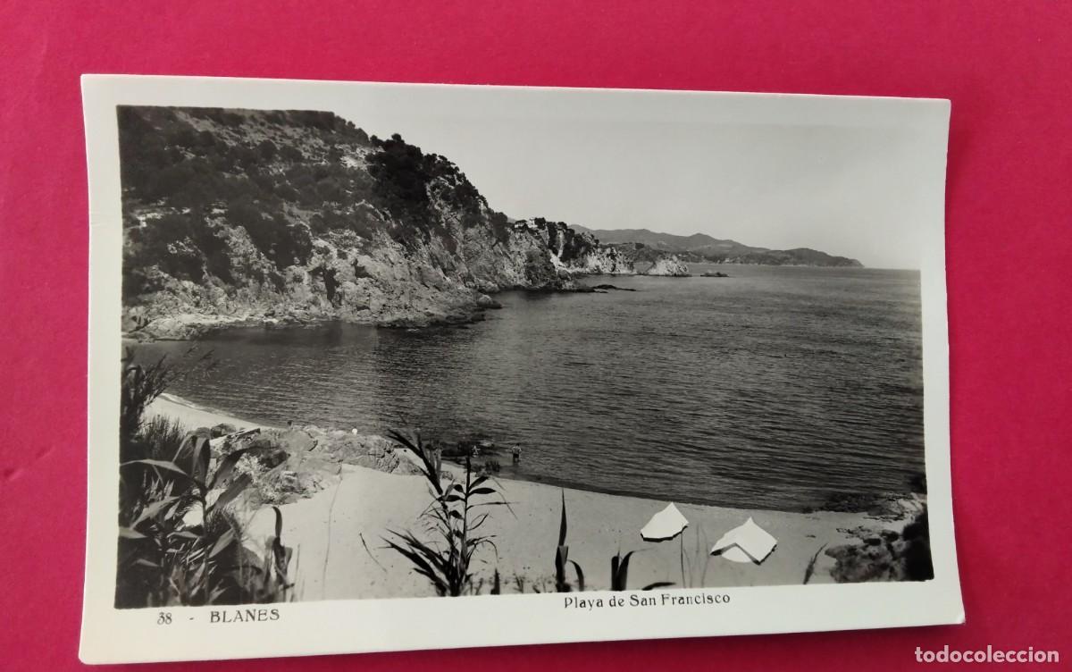 Postales: BLANES , POSTAL ANTIGUA , BLANCO Y NEGRO , - Foto 2