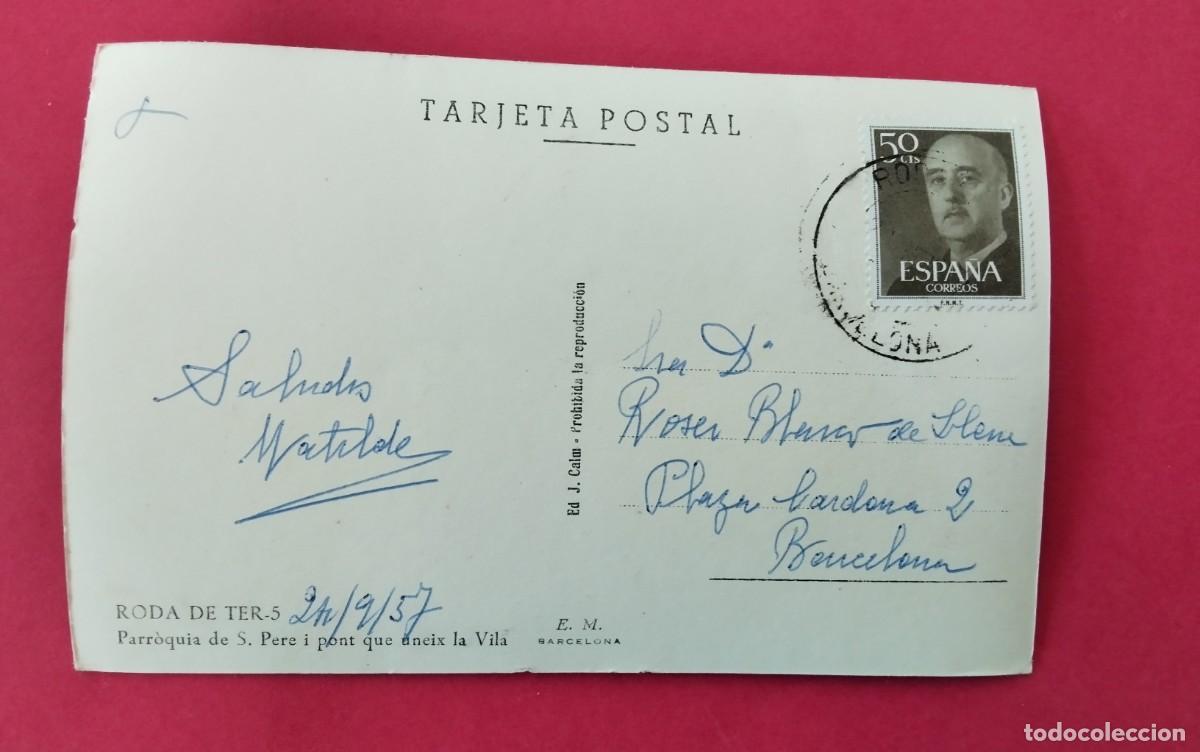 Postales: RODA DE TER , POSTAL ANTIGUA , BLANCO Y NEGRO , - Foto 4