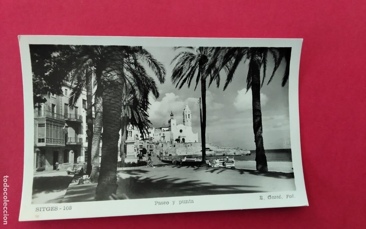 Postales: SITGES , POSTAL ANTIGUA , BLANCO Y NEGRO , - Foto 1