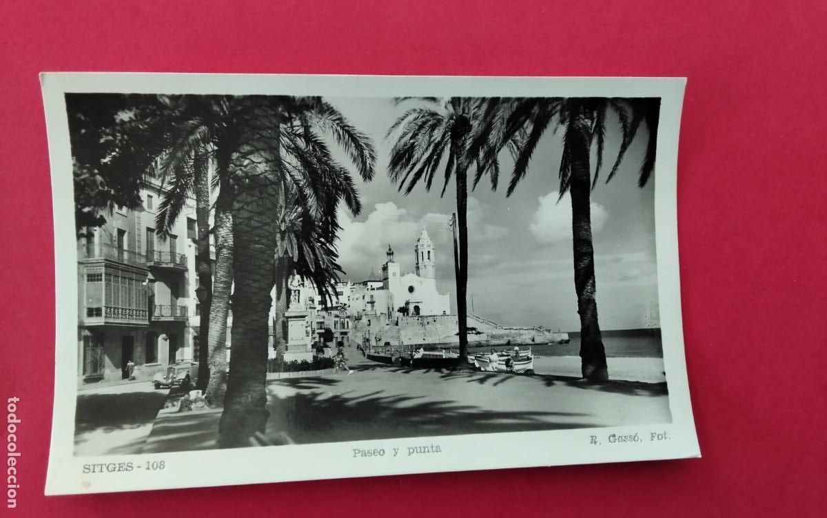Postales: SITGES , POSTAL ANTIGUA , BLANCO Y NEGRO , - Foto 2